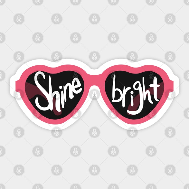 Shine Bright Sunglasses Sticker by Nataliatcha23